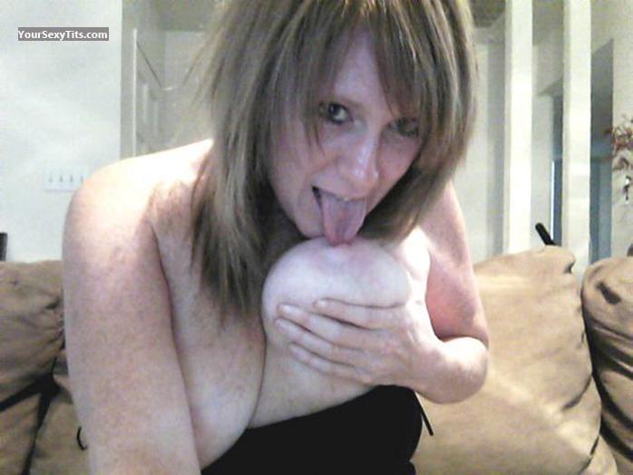 Tit Flash: My Big Tits (Selfie) - Topless Cherri from United States